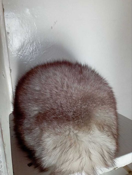 Песцовая шапка и воротник