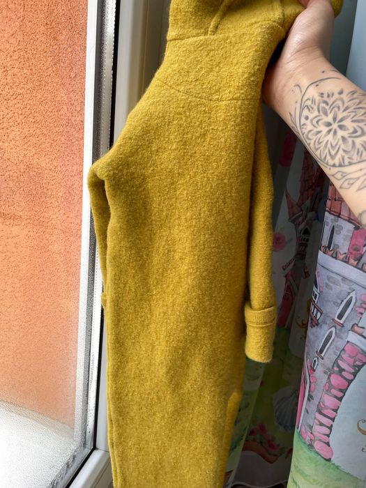 Salopeta/overall din lana fiarta, Disana, marime 74-80