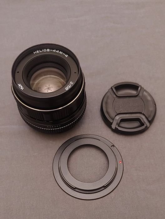 объектив Гелиос 44М-4 + адаптер Canon -M42