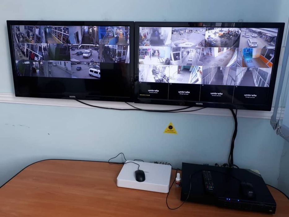 Установка камер видеонаблюдение