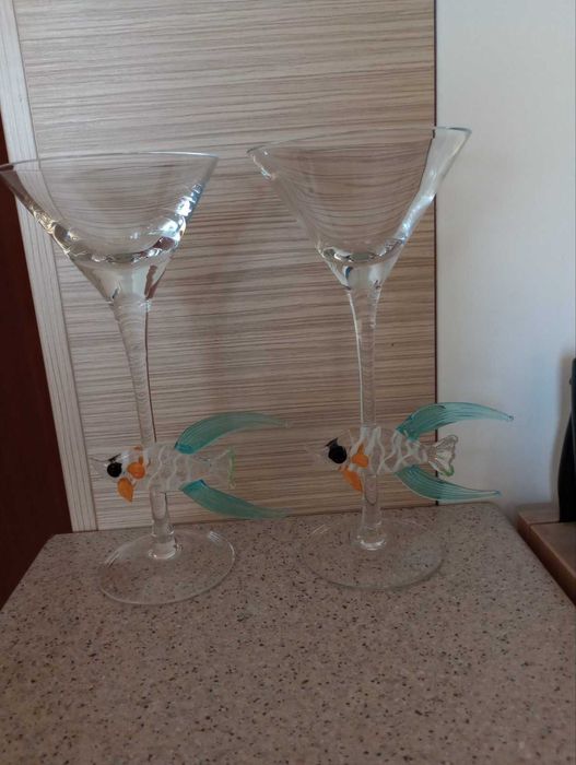 Чаши за коктейл с орнаментика 2 броя