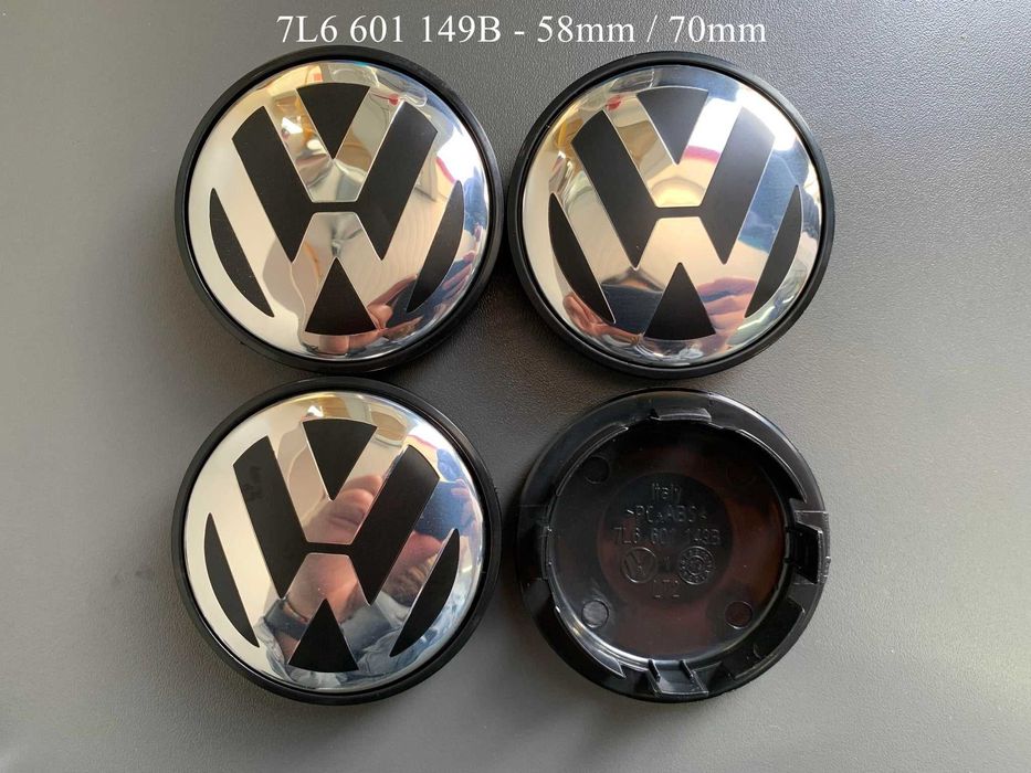 Capacele jante aliaj originale VW 52mm 56mm 65mm Passat Golf