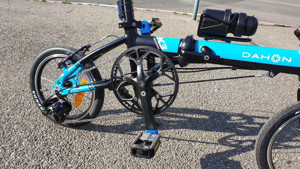 Bicicleta Pliabila DahonK3 Tourquoise noua 8.100 kg, accesorii incluse