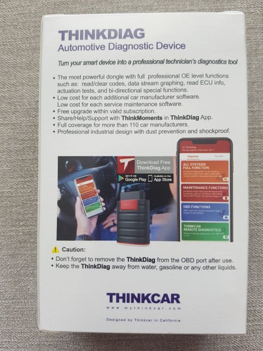 Tester diagnoza Launch Thinkdiag 4.0 Old boot soft DIAGZONE PRO