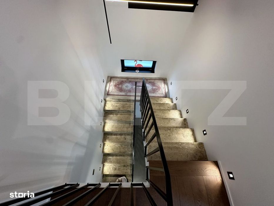 Casa moderna stil industrial, 120 mp utili, zona intrare Baciu - Cluj