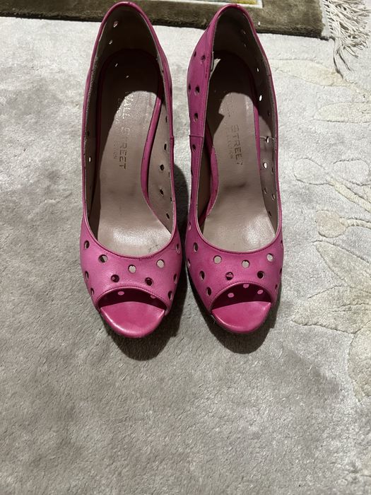 Кожени обувки WALL STREET