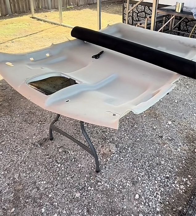 Retapitare plafon alcantara/stofa fete de usi