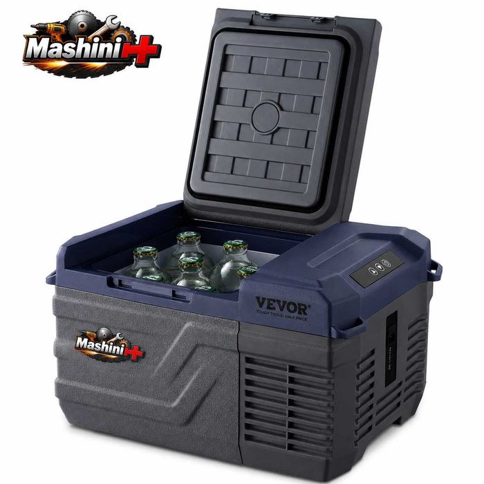 Авто хладилник 9L с компресор, 12V/24V и 220V, до -20°C, за кола, кемпер и къмпинг