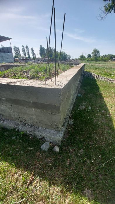 Участок, фундаменті дайын