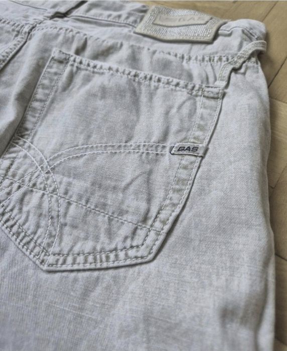 Pantaloni Scurți / Blugi GAS, Bărbătești - Stil Urban Distressed - W30