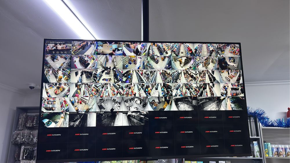 Установка камер видеонаблюдение