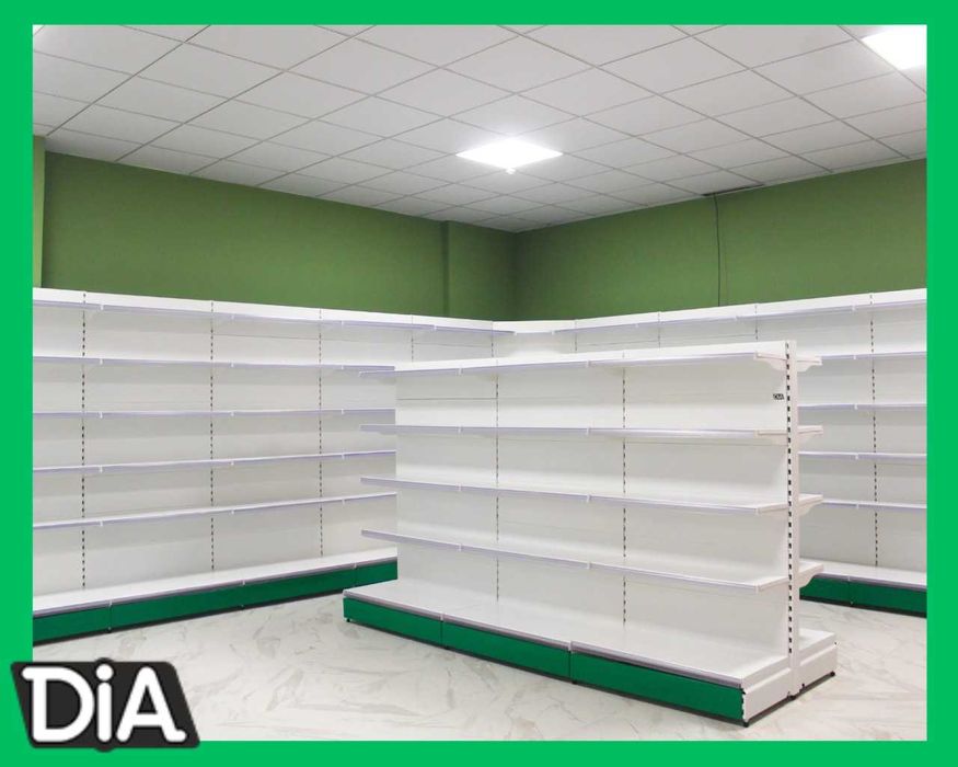 Мetall stellajlar, savdo tokcha, стеллаж для магазина