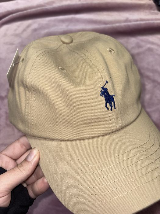 Șapcă crem bej maro Polo Ralph Lauren etichetă  Nouă nepurtată new