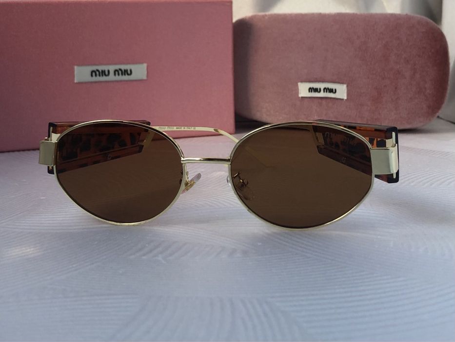 Дамски слънчеви очила кръгли овални елипса 2 цвята черни кафяви