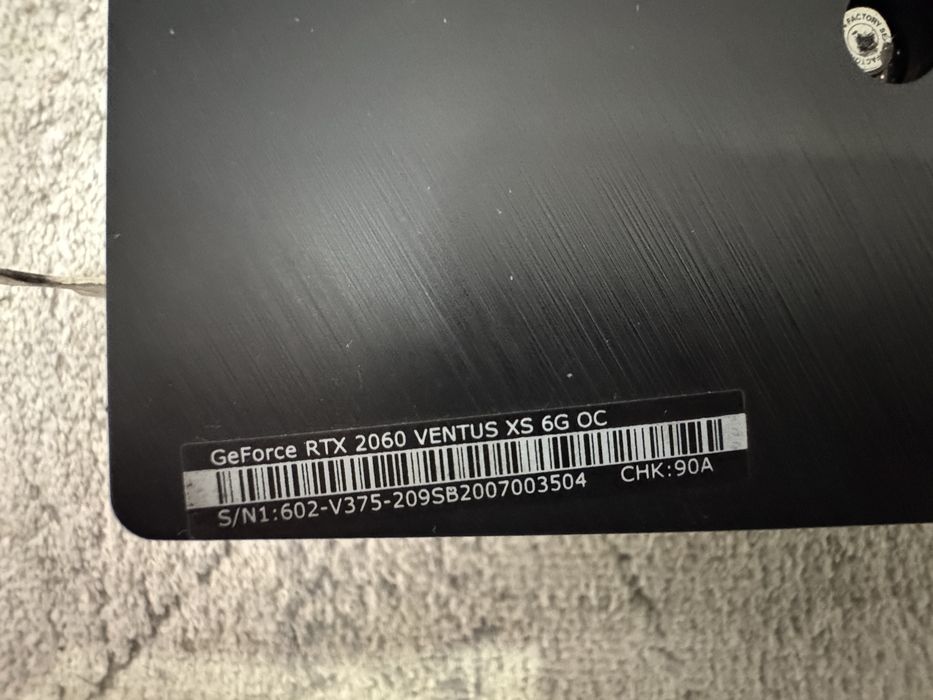 Видеокарта Msi RTX 2060 6Gb