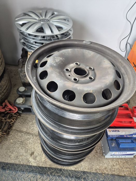 Jante tabla Vw originale R16 cadu set capace