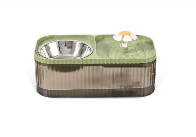 Автоматичен фонтан и купа за храна за домашни животни
