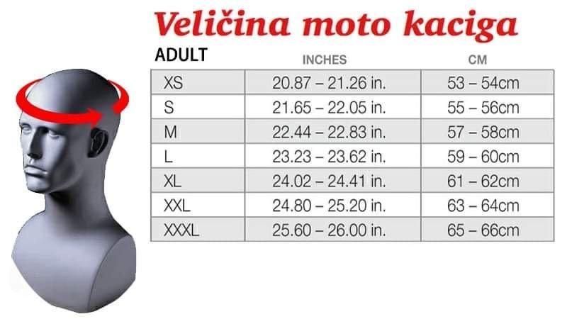 Каска за мотор SAFE модуларна с очила А-3409А