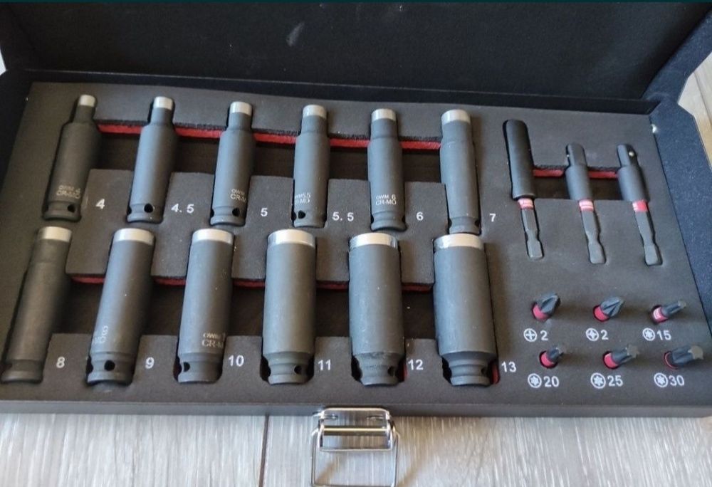 Set trusa tubulare biti de impact Parkside Performance