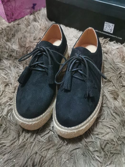 Pantofi casual cu talpa din iută