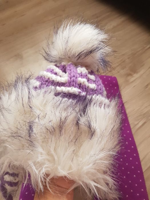 Зимна шапка+шал Kitty