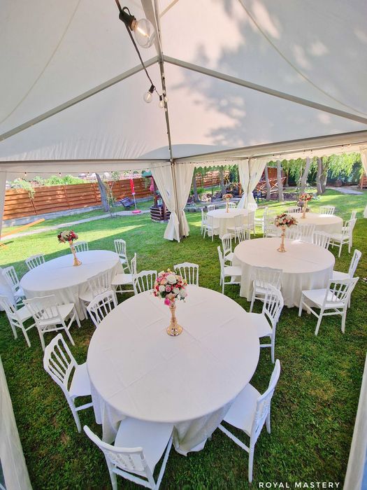 Corturi pentru Nunți & Petreceri | Seturi Mese, Scaune, Decor Complet
