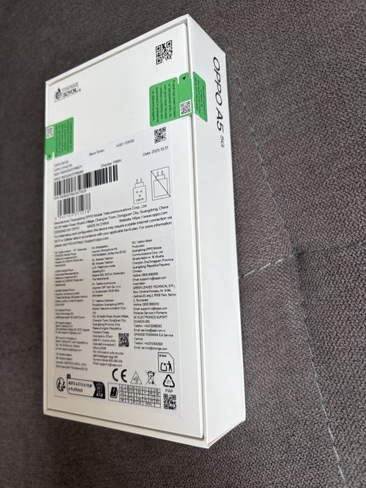 телефон Oppo A5 5G 125 GB Green, чисто нов