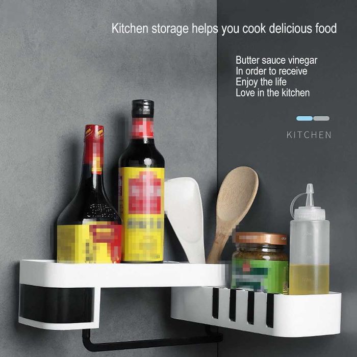 2699 Самозалепваща етажерка за баня на 2 нива