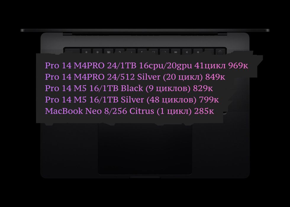 MacBook Pro/Air M4/M4PRO/M5