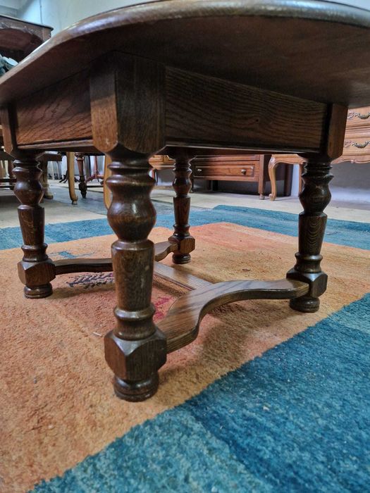 Холна помощна маса от масивен дъб