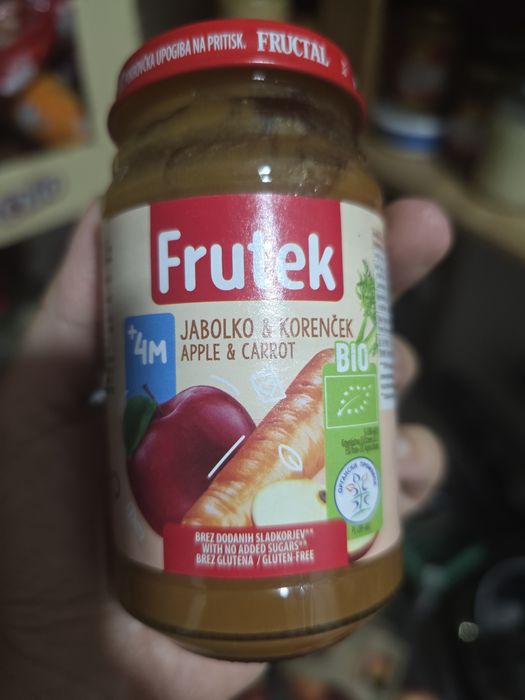 18 x Frutek Baby Food 4M+ & 8M+ | Sigilate | Expiră 11/2026