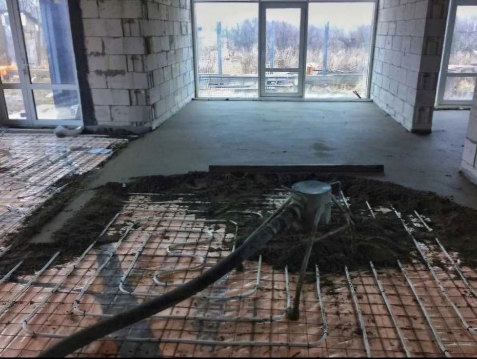 Сухой стяжка styajka yarim quruq