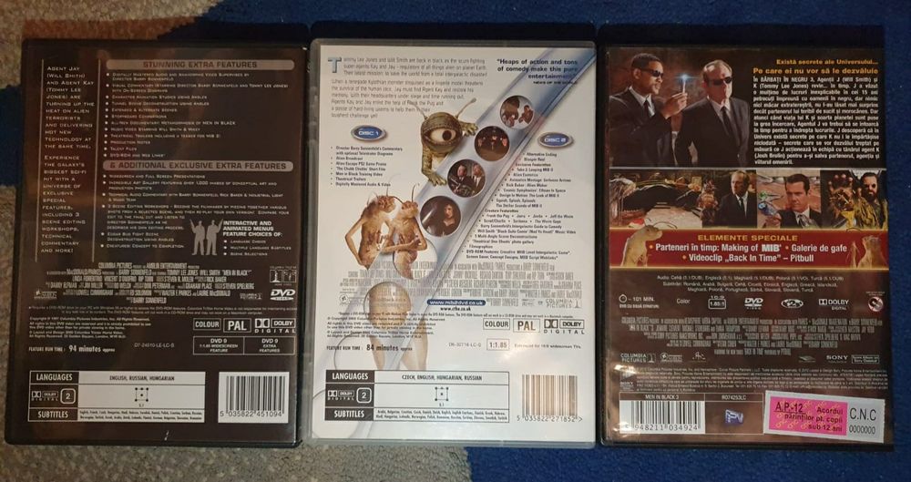 Trilogia Men in Black dvd