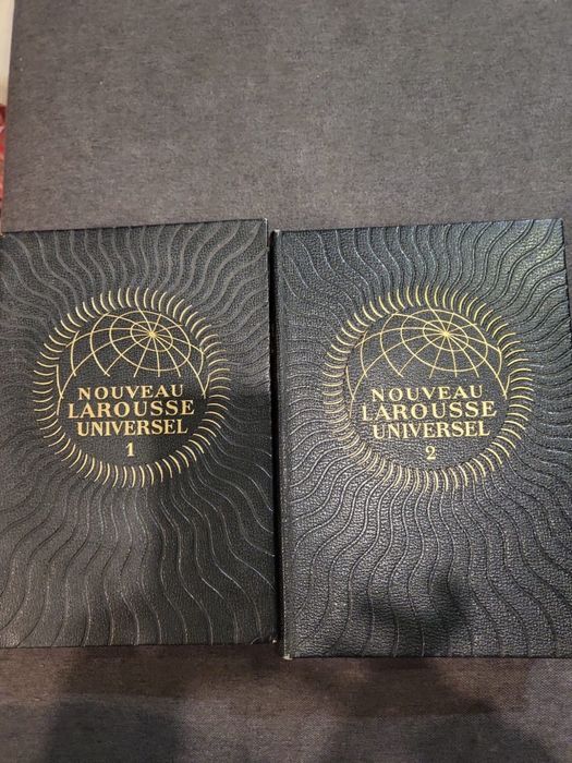 Dicționar / Enciclopedie Nouveau Larousse Universel, 2 volume editia 1948 -Paris, carte veche de colectie
