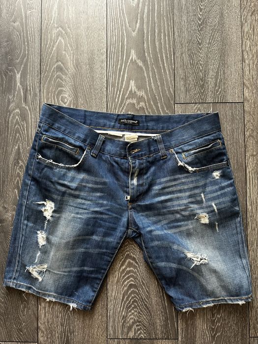 Дънкови къси панталонки Dolce & Gabana