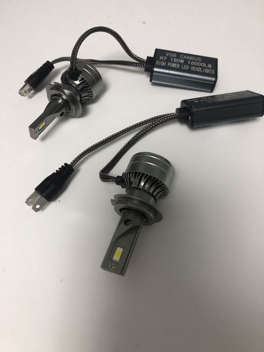 LED H7 V68 / Canbus, 180W, lumina alb, 16.000 lumeni - Preț Redus !!!