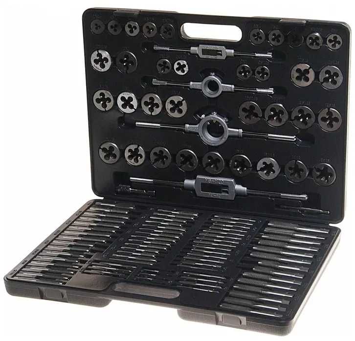 Метчици и плашки 110 части Професионални