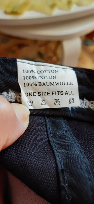 Нова памучна рекламна шапка с козирка