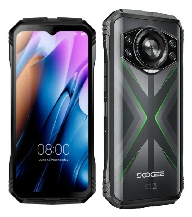 Telefon Mobil Rezistent Doogee S118, RAM 20GB+512GB. Octa Core, FHD