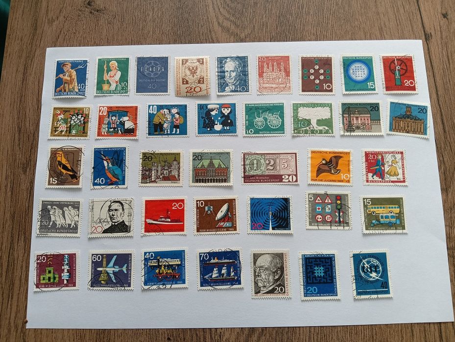 Стари пощенски марки 1955 -1965