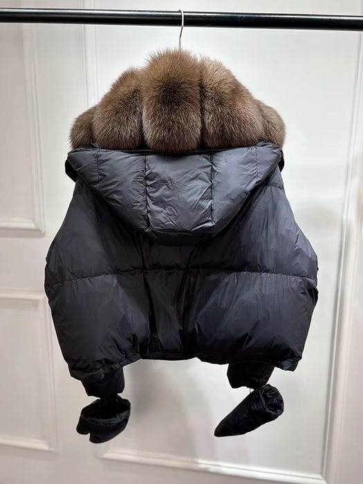 Geaca scurta cu Blana Naturala si manusi