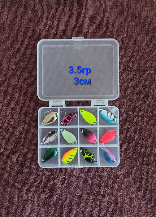 Нови комплекти воблери блесни клатушки примамки за спининг риболов
