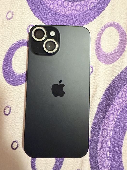 Iphone 15, black 128GB+ accesorii