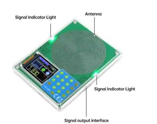 1000mA Батерия DDS Генератор на Шуман 7.83Hz 1.8" LCD 0.001Hz~200KHz