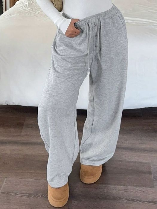 Свободные серые штаны