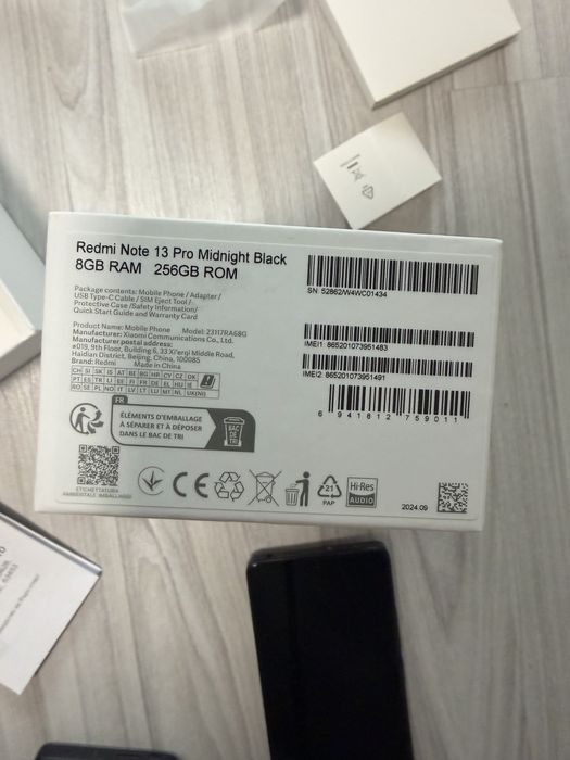 Readmi Note 13 Pro 256 gb 8 gb Ram