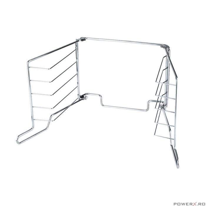 Tava pentru pizza cu strat de marmura, baza din otel, set 4 elemente,