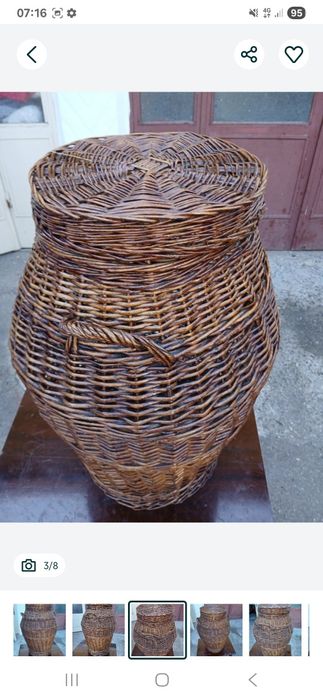 Cos din nuiele Vitange.