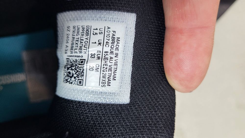 Converse piele masura 33