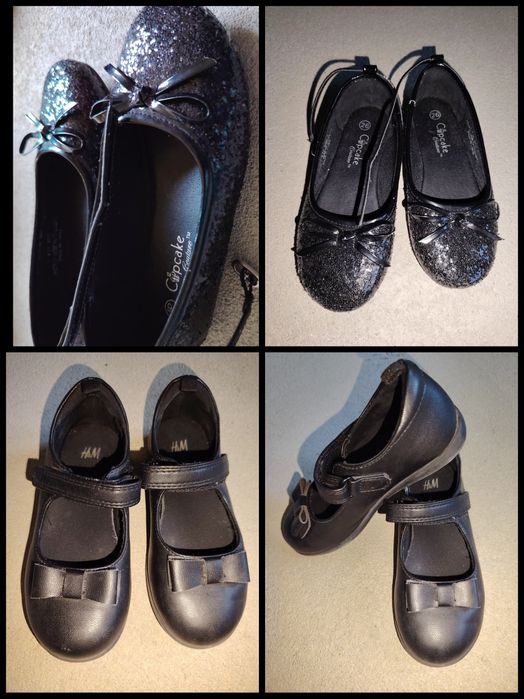 Pantofi negri Nr 26 ambele 60 lei